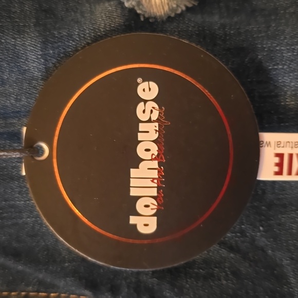 DOLLHOUSE BRAND WOMEN'S JUNIORS BLUE FLARE JEANS SIZE 11/12 - Picture 5 of 16